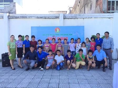 Hội đồng Đội tỉnh Quảng Nam tổ chức khai giảng lớp phổ cập bơi lội, phòng chống đuối nước cho trẻ em năm 2021