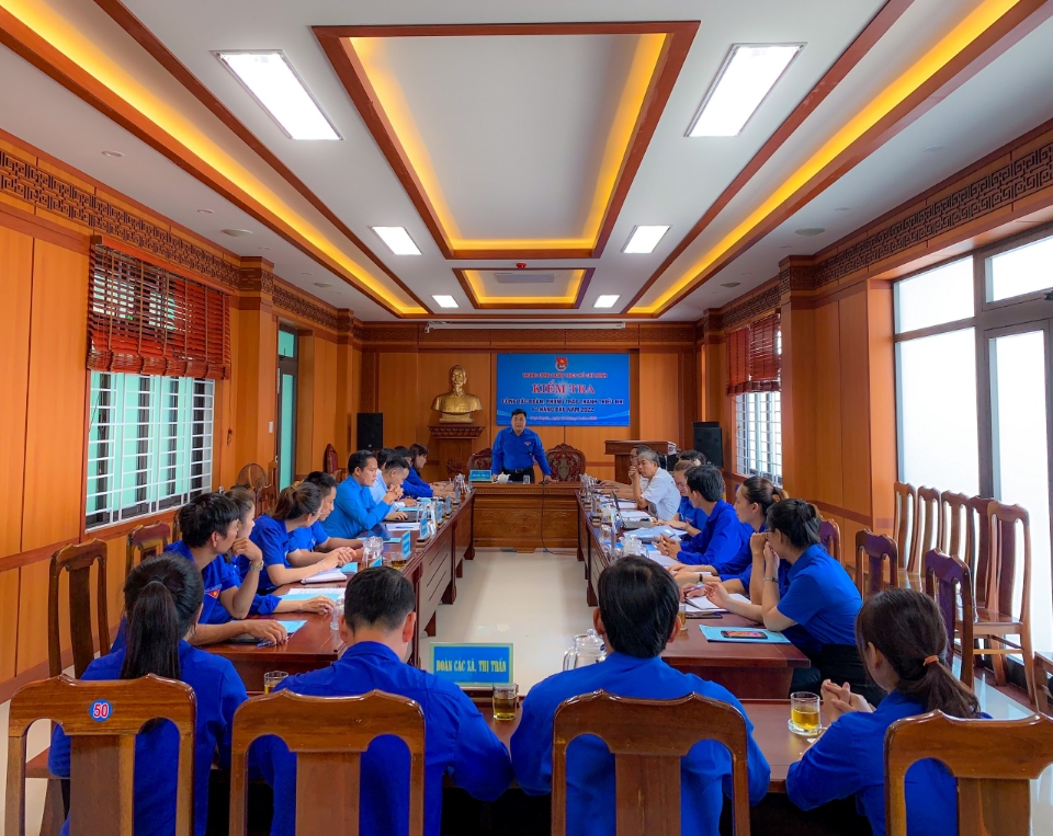 Đoàn công tác Trung ương Đoàn kiểm tra công tác đoàn và phong trào thanh thiếu nhi tại huyện Duy Xuyên, Quảng Nam
