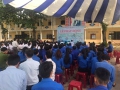 300 học sinh huyện Duy Xuyên tham gia “Lễ phát động toàn dân tập luyện môn bơi, phòng chống đuối nước