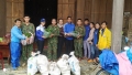 Tuổi trẻ Nam Trà My thăm và động viên cán bộ, chiến sĩ làm nhiệm vụ giúp dân tại xã Trà Leng