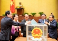 Ông Trần Thanh Mẫn, Nguyễn Khắc Định và Nguyễn Đức Hải trúng cử chức Phó Chủ tịch Quốc hội