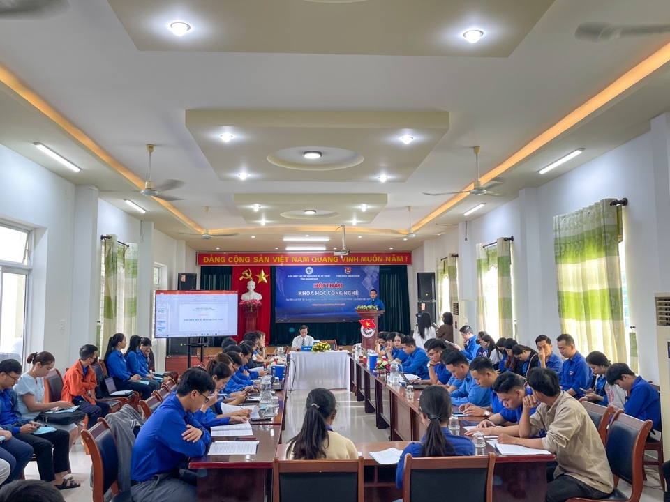 Hội thảo khoa học công nghệ “Vai trò của tuổi trẻ Quảng Nam với chương trình chuyển đổi số trong giai đoạn hiện nay”
